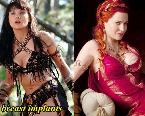 Lucy lawless boobs
